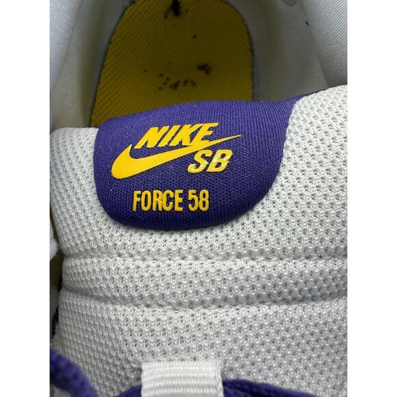 Nike SB Force 58‎ Skate Shoes, Court Purple/White/White/Amarillo DV5477-500 main image 4